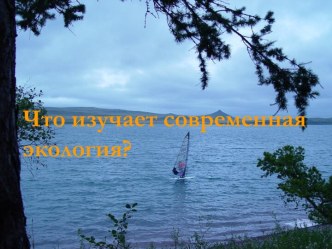 Современная экология