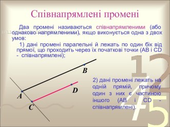 Співнапрямлені промені