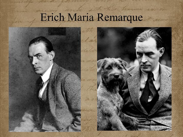 Erich Maria Remarque