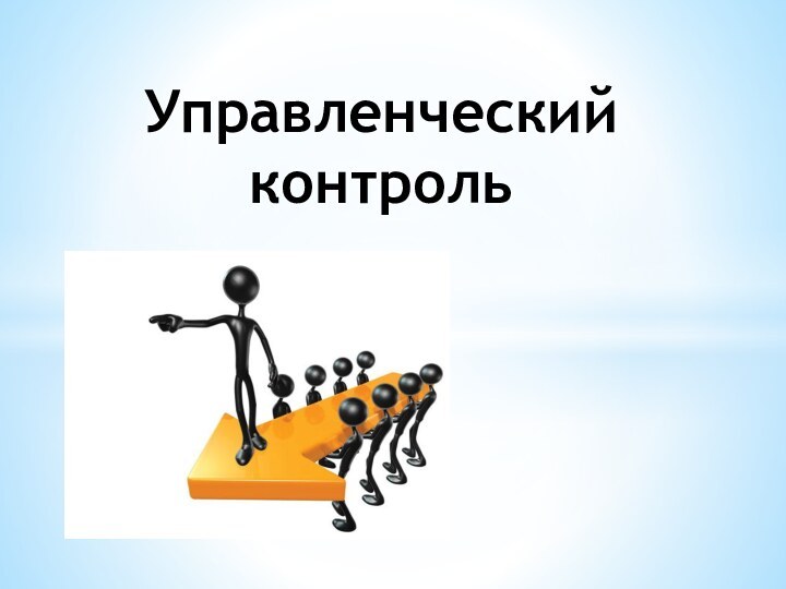 Управленческий контроль