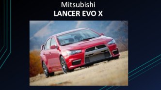 Mitsubishilancer evo x