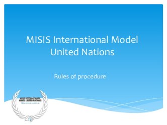 Misis international model united nations