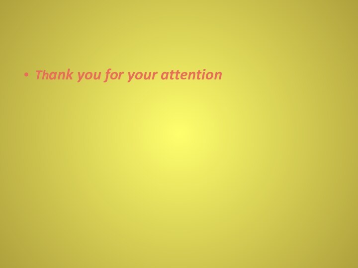 Thank you for your attention