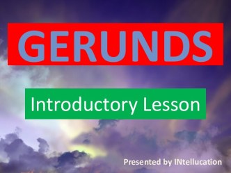 Gerunds