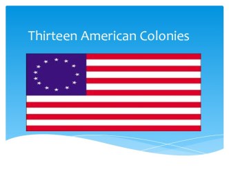 Thirteen american colonies