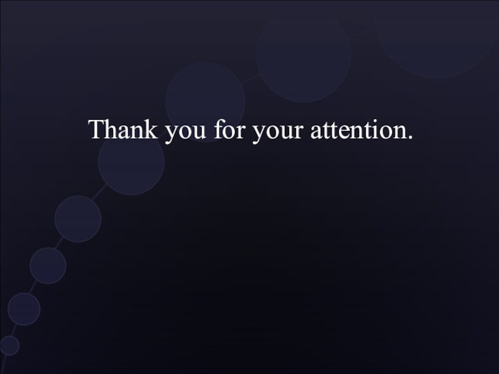 Thank you for your attention.