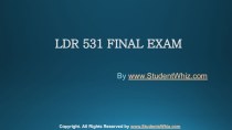 Ldr 531 final exam