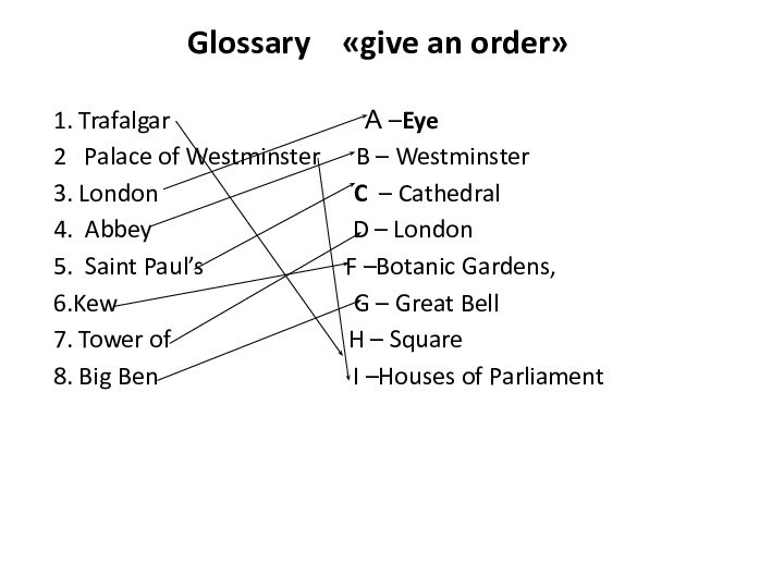 Glossary  «give