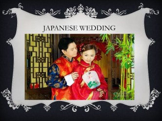 Japanese wedding