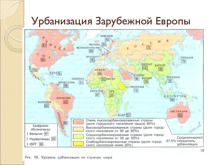 Урбанизация Зарубежной Европы