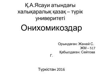 Қ.А.Ясауи атындағы халықаралық қазақ – түрік универитеті