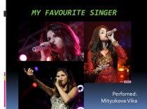 My favourite singer