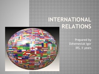 International relations