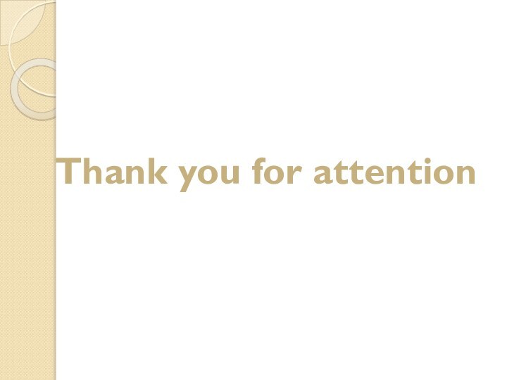 Thank you for attention