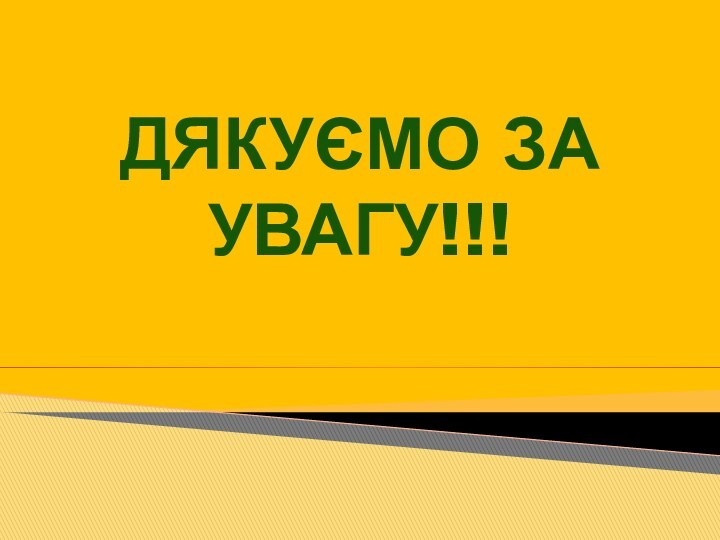 Дякуємо за увагу!!!