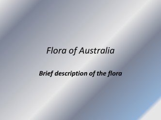 Flora of australia