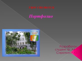 Портфолио