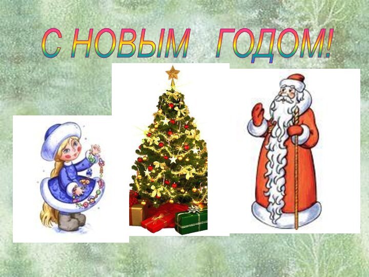 С НОВЫМ  ГОДОМ!