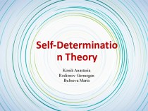 Self-determination theory