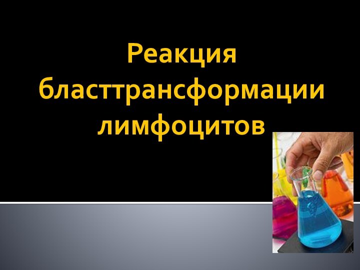 Реакция бласттрансформации лимфоцитов