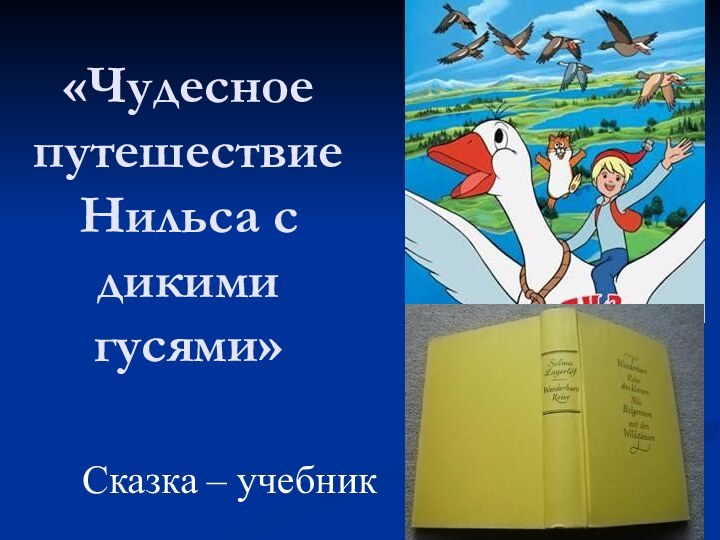 «Чудесное путешествие Нильса с дикими гусями» Сказка – учебник