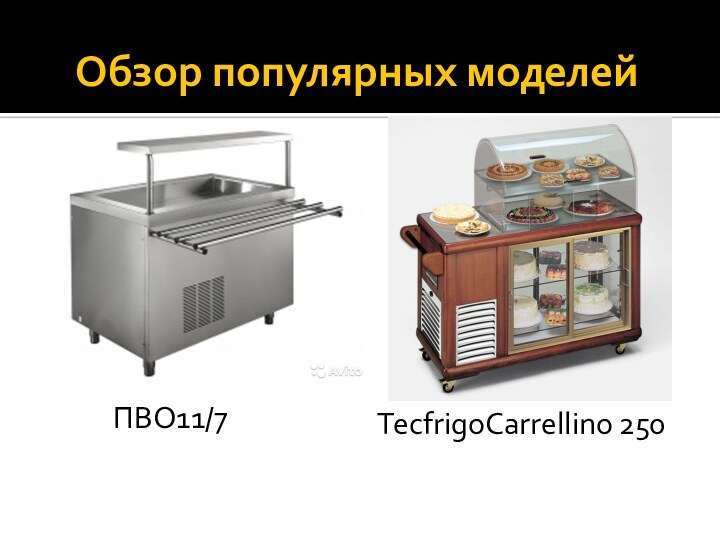 Обзор популярных моделей ПВО11/7TecfrigoCarrellino 250