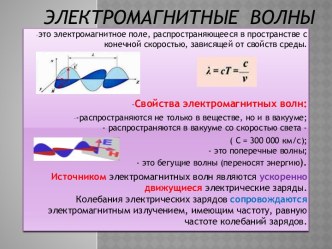 Электромагнитные волны 9 класс