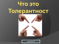 Что это толерантность