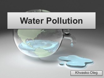 Water pollution