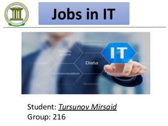 Jobs in IT