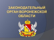 Законодательный орган Воронежской области
