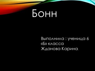 Бонн-город замков, музеев и пивоварен