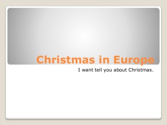 Christmas in Europe