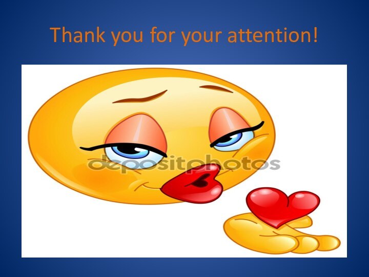 Thank you for your attention!