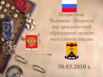 Патриотическое воспитание молодёжи