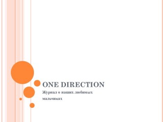 One direction