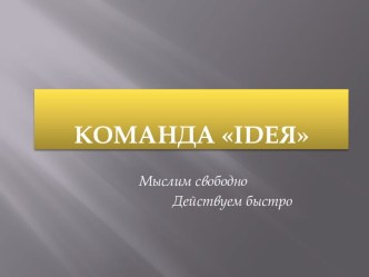 Команда ideЯ