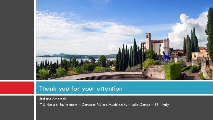 Stefano AmbrosiniIT & Natural Environment – Gardone Riviera Municipality – Lake Garda