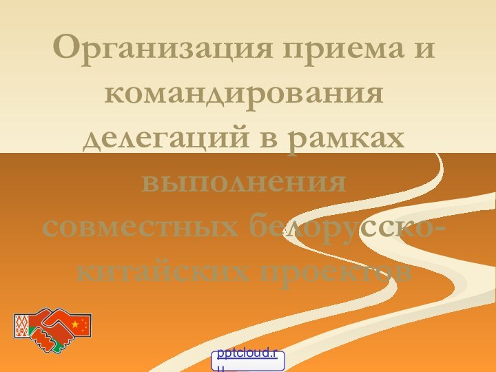 Организация приема и командирования делегаций в рамках выполнения совместных белорусско-китайских проектов