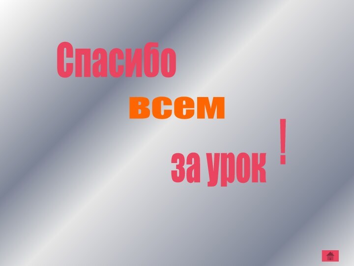 Спасибо всемза урок!