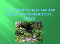Зимний сад Станции юных натуралистов
