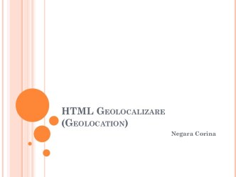 Html geolocalizare (geolocation)