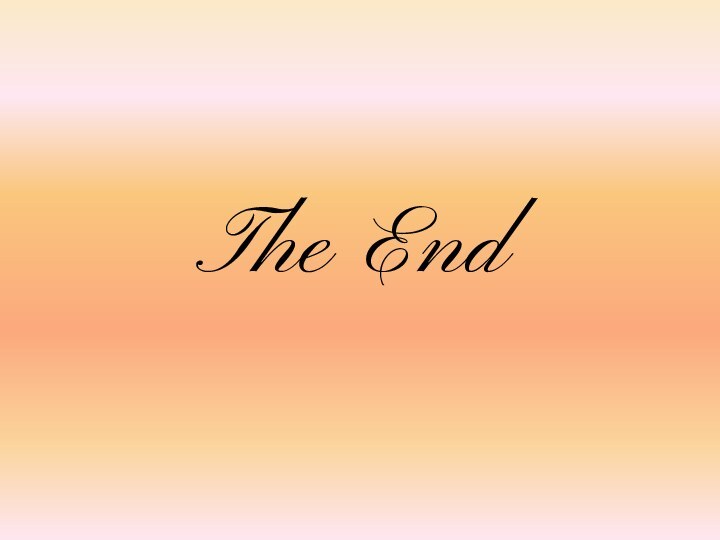 The End