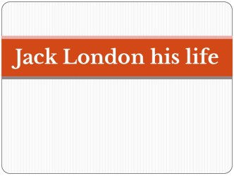 About Jack London