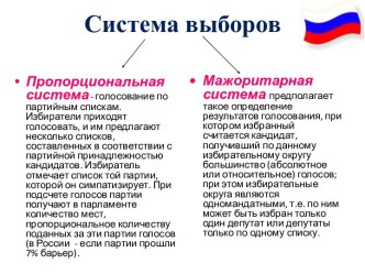 Система выборов