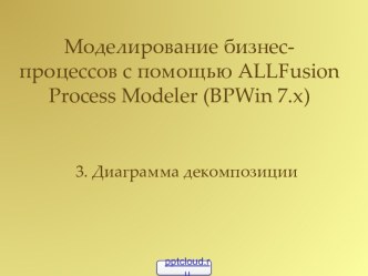 Моделирование бизнес-процессов