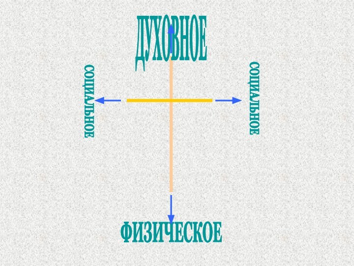 ДУХОВНОЕФИЗИЧЕСКОЕСОЦИАЛЬНОЕСОЦИАЛЬНОЕ