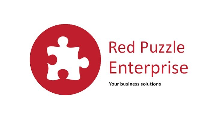 Red PuzzleYour business solutionsEnterprise