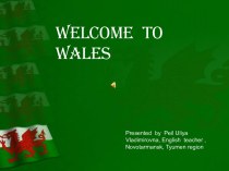 Welcome to Wales