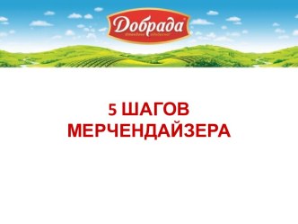 5 ШАГОВ  МЕРЧЕНДАЙЗЕРА